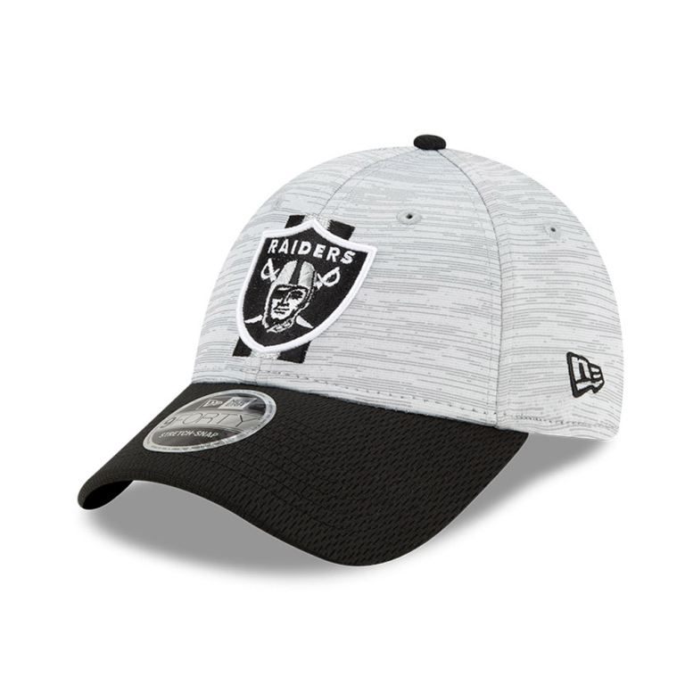 Gorras New Era 9forty Negros - Las Vegas Raiders NFL Training 79815VMFE